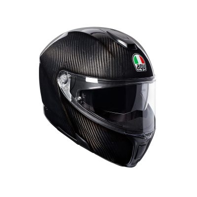 AGV Sportmodular Gloss Carbon Helmet Asian fit (FREE HEVIK HELMET BAG)