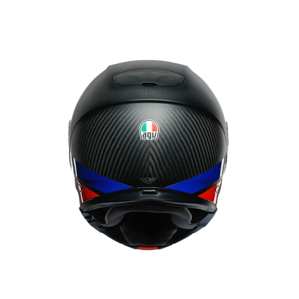 AGV Sportmodular Layer Carbon Red Blue Helmet Asian fit (FREE HEVIK HELMET BAG) - Image 7