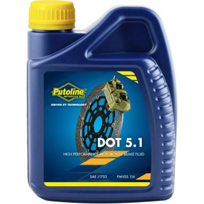 Putoline DOT 5.1 Brake Fluid - 500 ML Bottle (BUY 2 GET 1 FREE)
