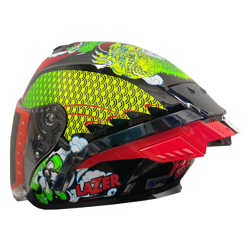 Lazer Tango SR Evo Green Dragon Helmet - Image 4
