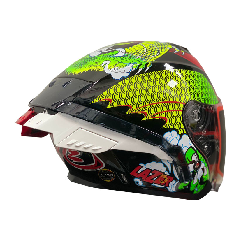 Lazer Tango SR Evo Green Dragon Helmet - Image 3