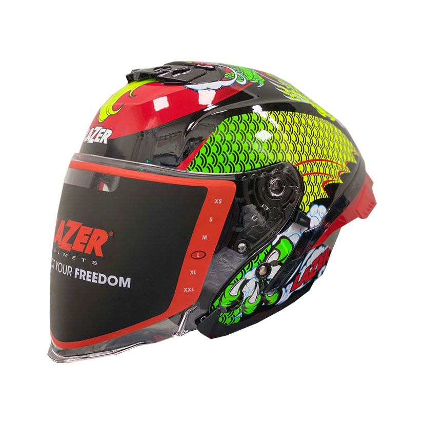 Lazer Tango SR Evo Green Dragon Helmet - Image 2