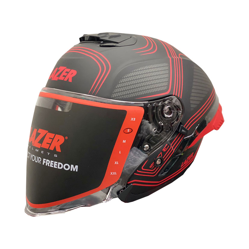Lazer Tango SR Evo Spacewar Helmet (FREE HEVIK HELMET BAG) - Image 2