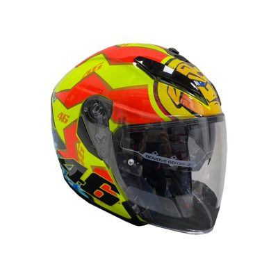 AGV K-5 Jet Top Rossi Soleluna 2001 Helmet (Asian fit) FREE PARANI M10 BLUETOOTH INTERCOM & HEVIK HELMET BAG