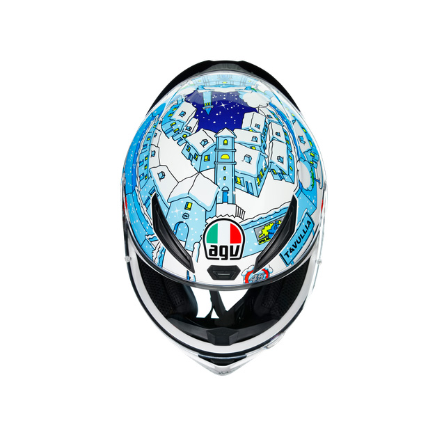 AGV K1 S Top Rossi Winter Test 2017 Helmet (Asian fit) FREE PARANI M10 BLUETOOTH INTERCOM & HEVIK HELMET BAG - Image 6