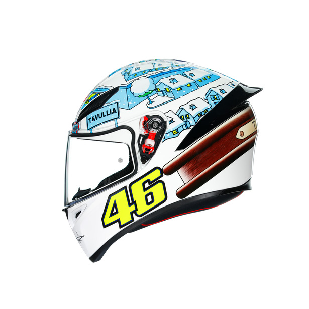 AGV K1 S Top Rossi Winter Test 2017 Helmet (Asian fit) FREE PARANI M10 BLUETOOTH INTERCOM & HEVIK HELMET BAG - Image 7
