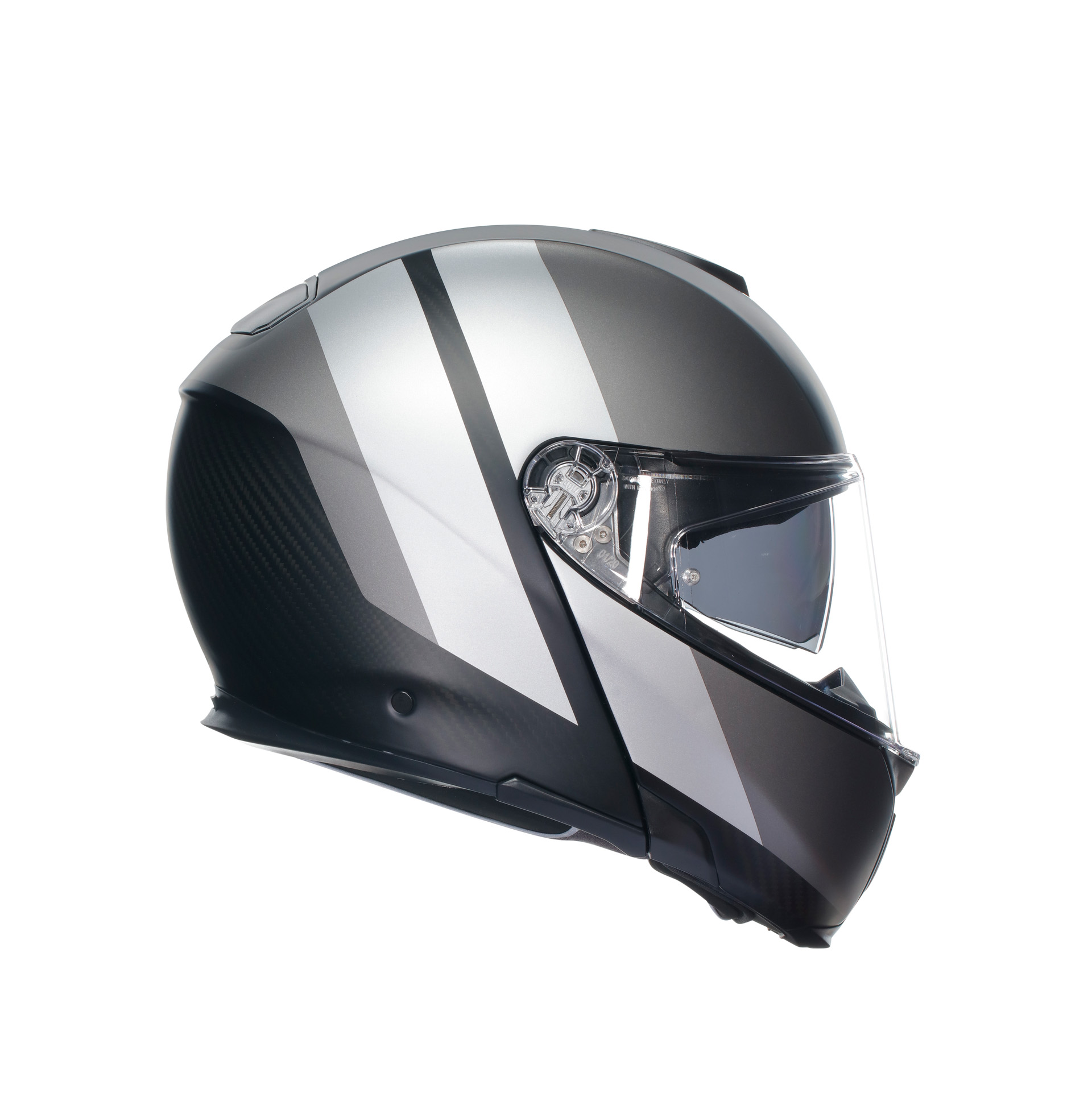 AGV Sportmodular Overlay Carbon Helmet Asian fit (FREE HEVIK HELMET BAG) - Image 3