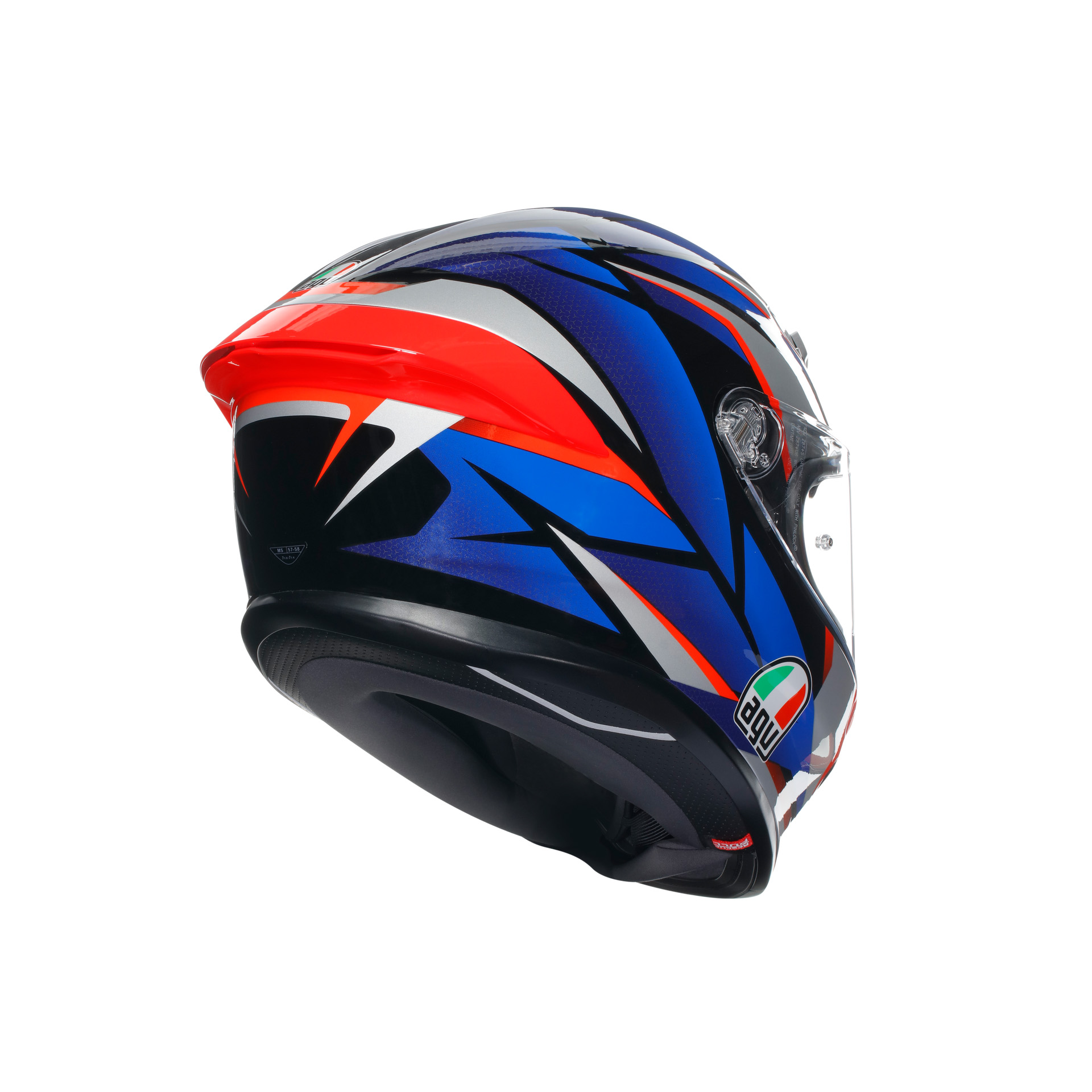 AGV K6 S Multi Slashcut Helmet (Asian fit) FREE HEVIK HELMET BAG - Image 6