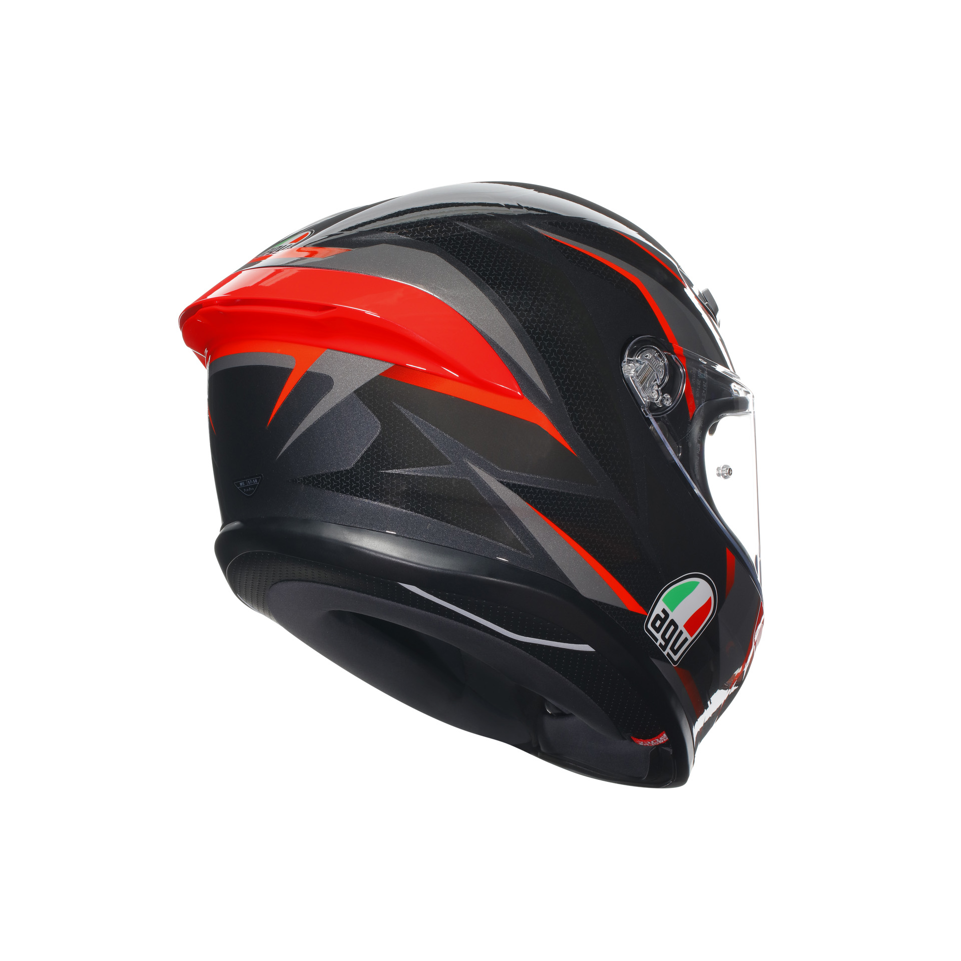 AGV K6 S Multi Slashcut Helmet (Asian fit) FREE HEVIK HELMET BAG - Image 6