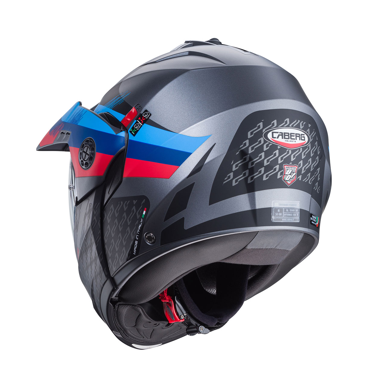 Caberg Tourmax X Sarabe Helmet (FREE PARANI M10 BLUETOOTH INTERCOM & HEVIK HELMET BAG) - Image 4