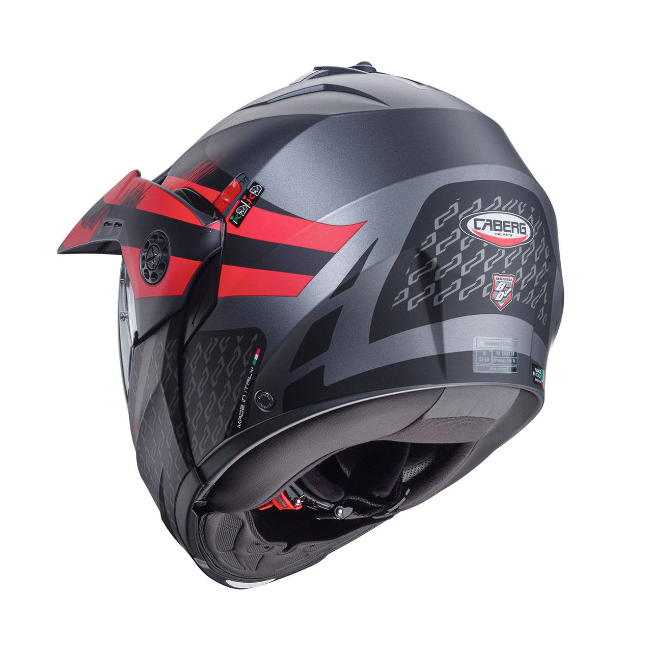 Caberg Tourmax X Sarabe Helmet (FREE PARANI M10 BLUETOOTH INTERCOM & HEVIK HELMET BAG) - Image 4