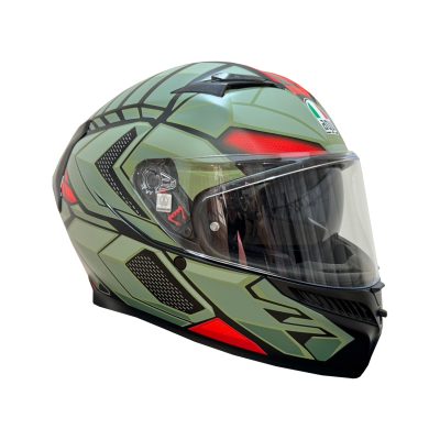 AGV K3 Multi Decept Helmet (Asian fit) FREE PARANI M10 BLUETOOTH INTERCOM & HEVIK HELMET BAG