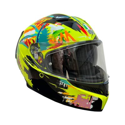 AGV K3 Top Rossi Winter Test 2019 Helmet (Asian fit) FREE PARANI M10 BLUETOOTH INTERCOM & HEVIK HELMET BAG