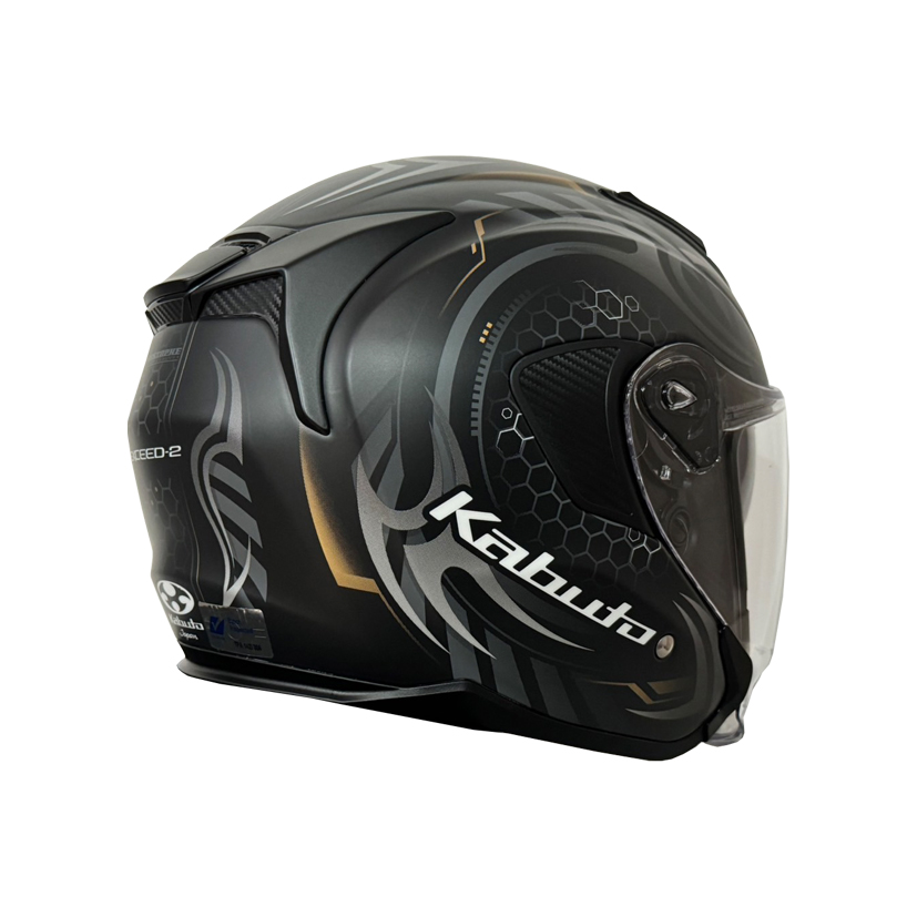Kabuto Exceed 2 Cyber Helmet (FREE PARANI M10 INTERCOM & HEVIK HELMET BAG) - Image 3